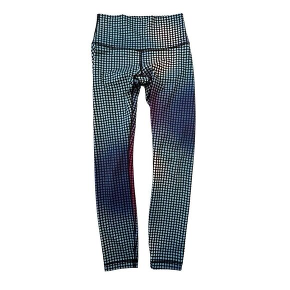 Lululemon Wunder Under Pant III *Full-On Luon in Cosmic Dot White Multi / Black - Picture 6 of 12